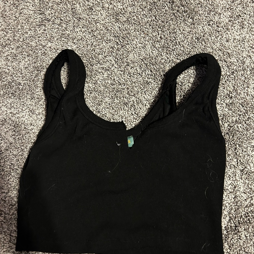 Black Crop Top